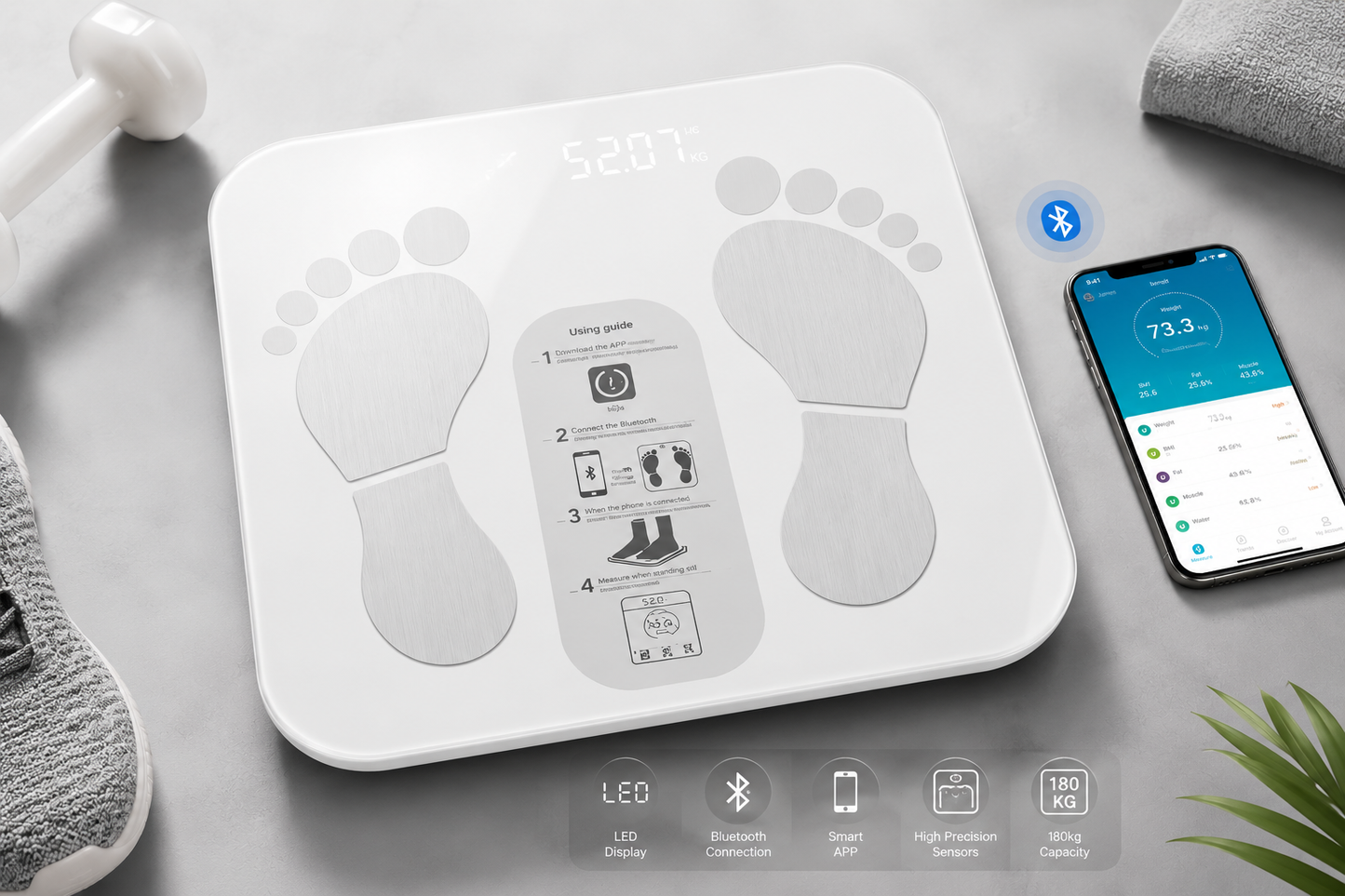 VYRO FitScale™ Bluetooth Smart Scale